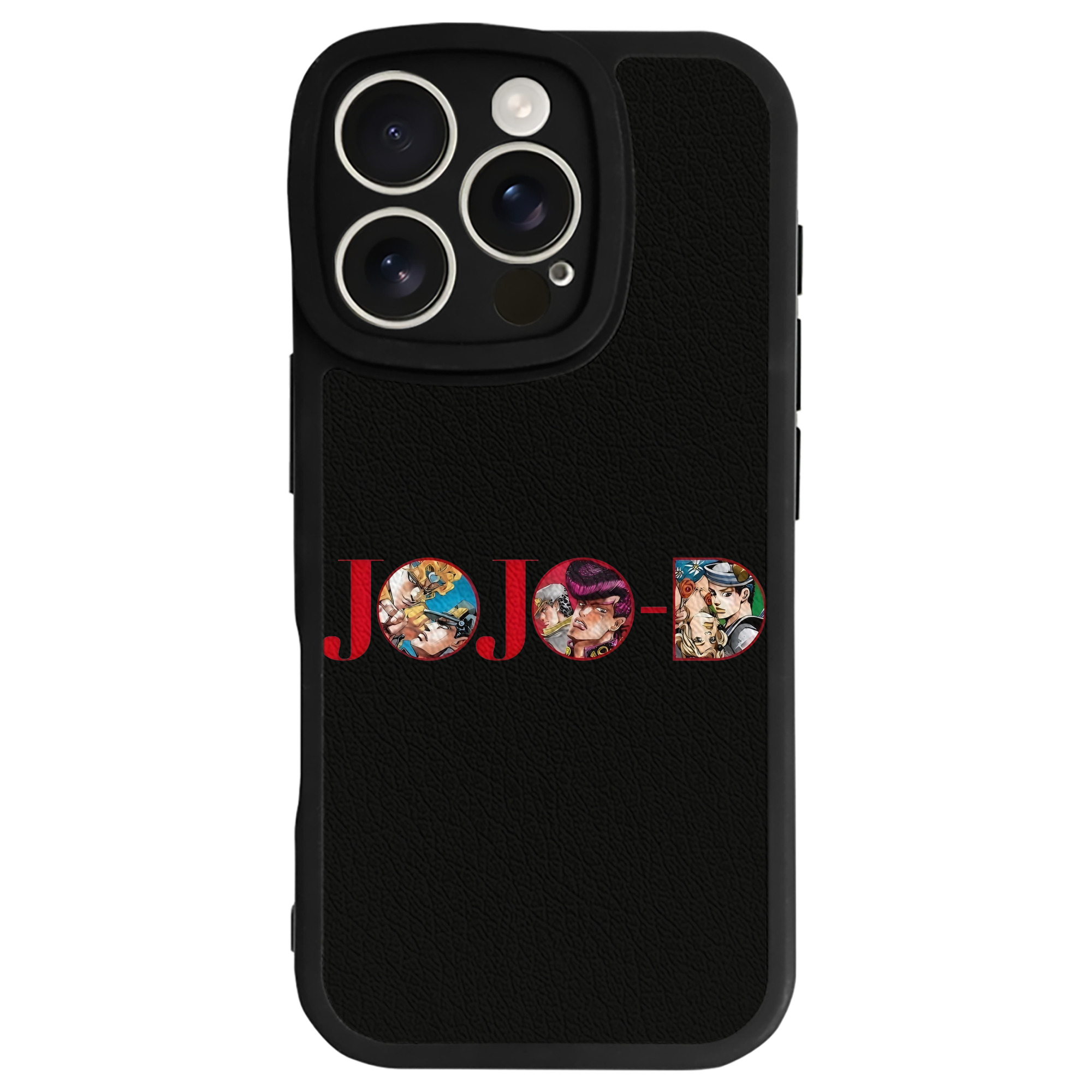 （画像用） ジョジョの奇妙な冒険 JoJo's Bizarre Adventure 【iPhone 16シリーズ対応】シリコンスマホケース（レザー調） 材質：シリコン